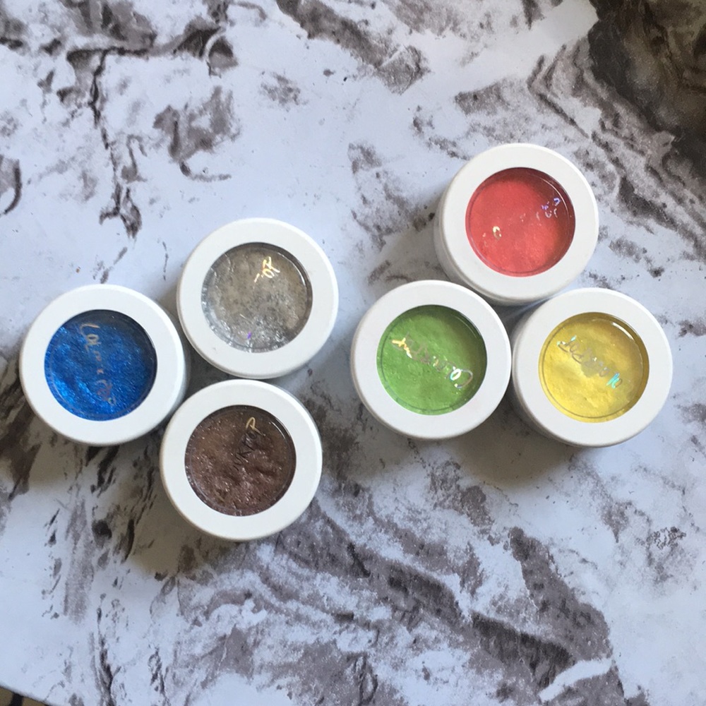 Colorpop super shock shadows and pressed pigments